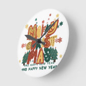 Wall Clock ラウンド壁時計 (傾斜)