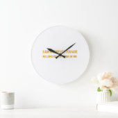 Wall Clock, 10" Round Natural Wood Frame ラージ壁時計 (ホーム)