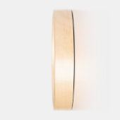 Wall Clock, 10" Round Natural Wood Frame 壁時計 (側面)