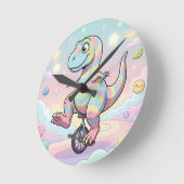 Wall Clock, 8" Round Acrylic ラウンド壁時計 (傾斜)