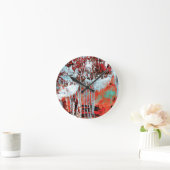 Wall Clock – Corrosion Pulse ラウンド壁時計 (ホーム)