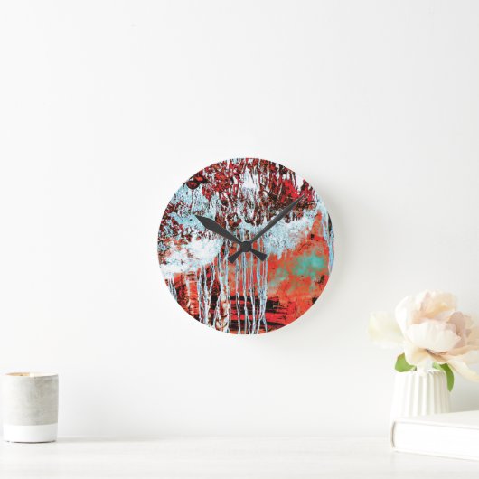 Wall Clock – Corrosion Pulse ラウンド壁時計 (ホーム)