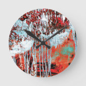 Wall Clock – Corrosion Pulse ラウンド壁時計 (正面)