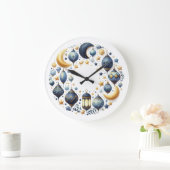 Wall Clock-Eid Mubarak Wreath Wall Clock ラージ壁時計 (ホーム)