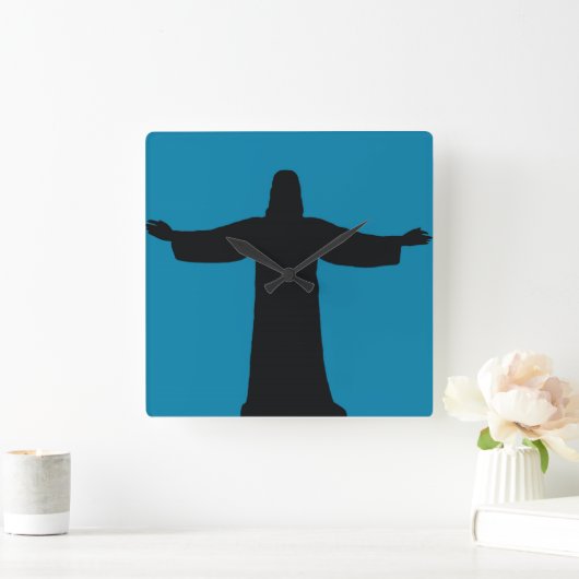 Wall Clock    jesus christ  スクエア壁時計 (ホーム)