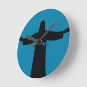 Wall Clock  jesus christ  ラウンド壁時計 (傾斜)