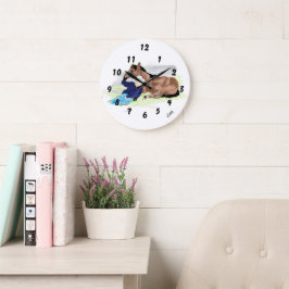 Wall Clock : Life Of A Cowboy . ラージ壁時計
