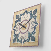 Wall Clock - Square Tile Design スクエア壁時計 (傾斜)