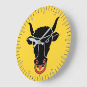 Wall Clock with flag of Uri, Switzerland ラージ壁時計 (傾斜)