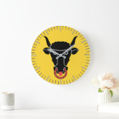 Wall Clock with flag of Uri, Switzerland ラージ壁時計 (ホーム)