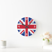 Wall Clock with the flag of England - Flag of engl ラウンド壁時計 (ホーム)
