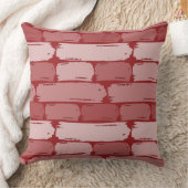 Wall in Shades of Red装飾用クッション クッション (ブランケット)