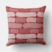 Wall in Shades of Red装飾用クッション クッション (裏面)