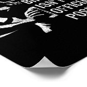 Wall Isn't An Official Positionサッカーライン ポスター (角)