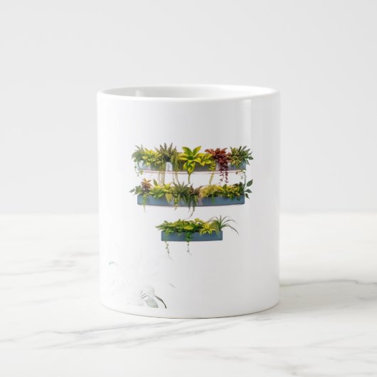 Wall-Mounted Air Purifying Planters ジャンボコーヒーマグカップ (正面)