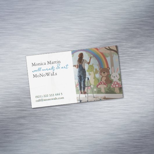 Wall Mural Painter マグネット名刺 (インサイチュ)