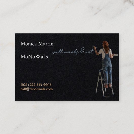 Wall Mural Painter  名刺 (正面)