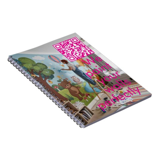 Wall mural painter shop sign  ノートブック (右側)