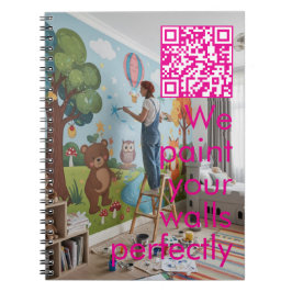 Wall mural painter shop sign  ノートブック