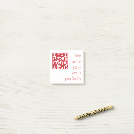 Wall mural painter shop sign  ポストイット (デスク上)