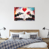 Wall of Dissension キャンバスプリント (インサイチュ (寝室))