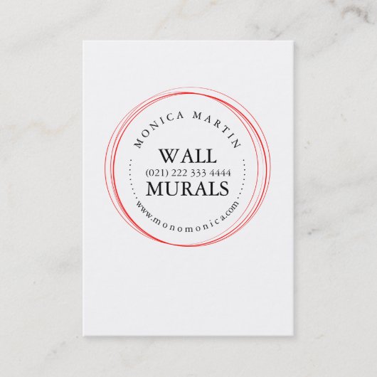 Wall Painter  名刺 (正面)