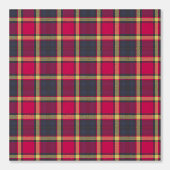 Wall Paper - Red, Yellow and Green Tartan 壁紙 (正面)