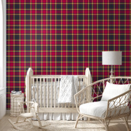 Wall Paper - Red, Yellow and Green Tartan 壁紙