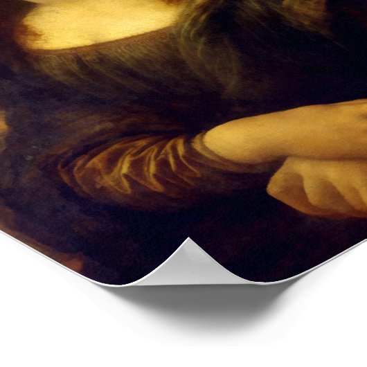 Wall Poster of Mona Lisa Print ポスター (角)