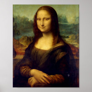 Wall Poster of Mona Lisa Print ポスター