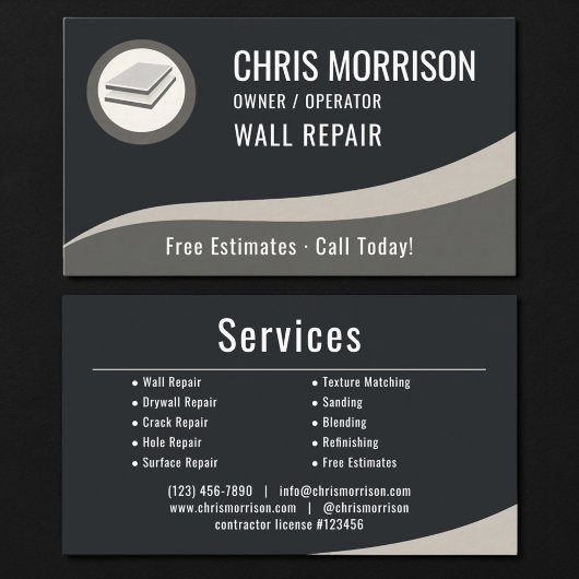 Wall Repair Professional 名刺