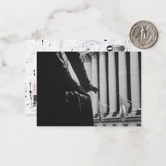 Wall Street ノートカード (正面/裏面インサイチュ)