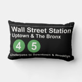 Wall Street Station ランバークッション (裏面)