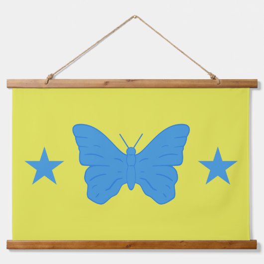 Wall Tapestry with flag of Bady Bassit, Brazil 吊り下げ型タペストリー (正面)