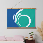 Wall Tapestry with flag of Ottawa, Canada 吊り下げ型タペストリー (寝室)