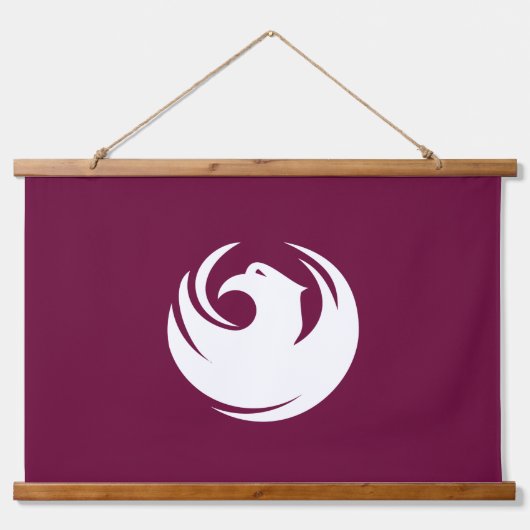 Wall Tapestry with flag of Phoenix, Arizona 吊り下げ型タペストリー (正面)