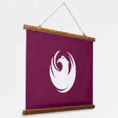 Wall Tapestry with flag of Phoenix, Arizona 吊り下げ型タペストリー (傾斜あり)