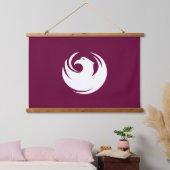 Wall Tapestry with flag of Phoenix, Arizona 吊り下げ型タペストリー (寝室)