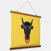 Wall Tapestry with flag of Uri, Switzerland 吊り下げ型タペストリー (傾斜あり)