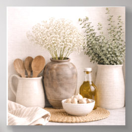 Wall Tile Neutral Kitchen Still Life Farmhouse  フォームコアフォトタイル