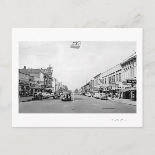 Walla Wallaのメイン通りWA写真 ポストカード (正面)