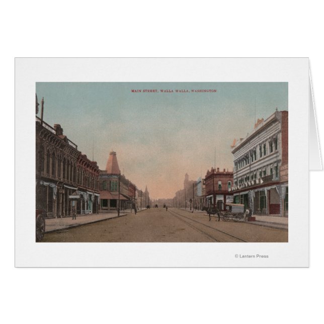 Walla Walla, WA – メインセントビュー。 (正面横)