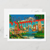 Walla Walla, Washington – ラージレターシーン ポストカード (正面/裏面)