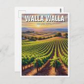 Walla Walla Washington Travel ポストカード (正面/裏面)