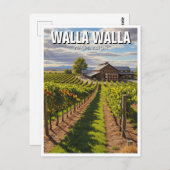 Walla Walla Washington Travel ポストカード (正面/裏面)