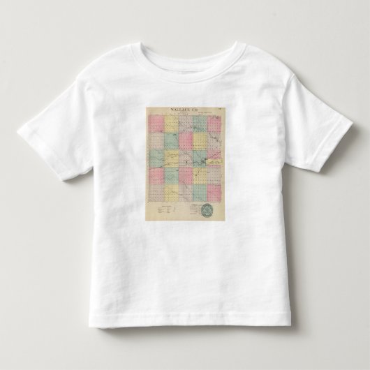 Wallace郡、カンザス トドラーTシャツ (正面)