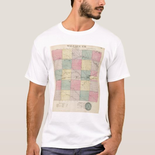 Wallace郡、カンザス Tシャツ (正面)