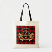 Wallace Clan Badge & Tartan トートバッグ (正面)