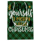 Wallace Hunting Ancient Scottish Tartan Gift Bag ミディアムペーパーバッグ (正面)