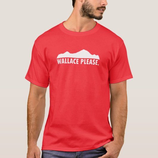 Wallace Idaho Please Tシャツ (正面)
